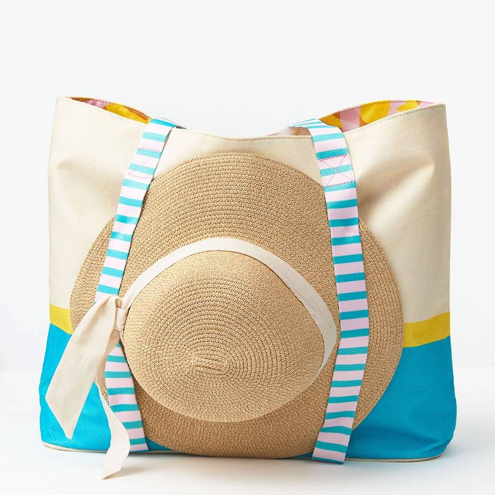 Large Tote With Hat Straps - Image 5