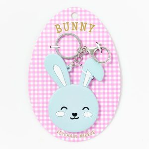 Mirrored Bunny Keychain