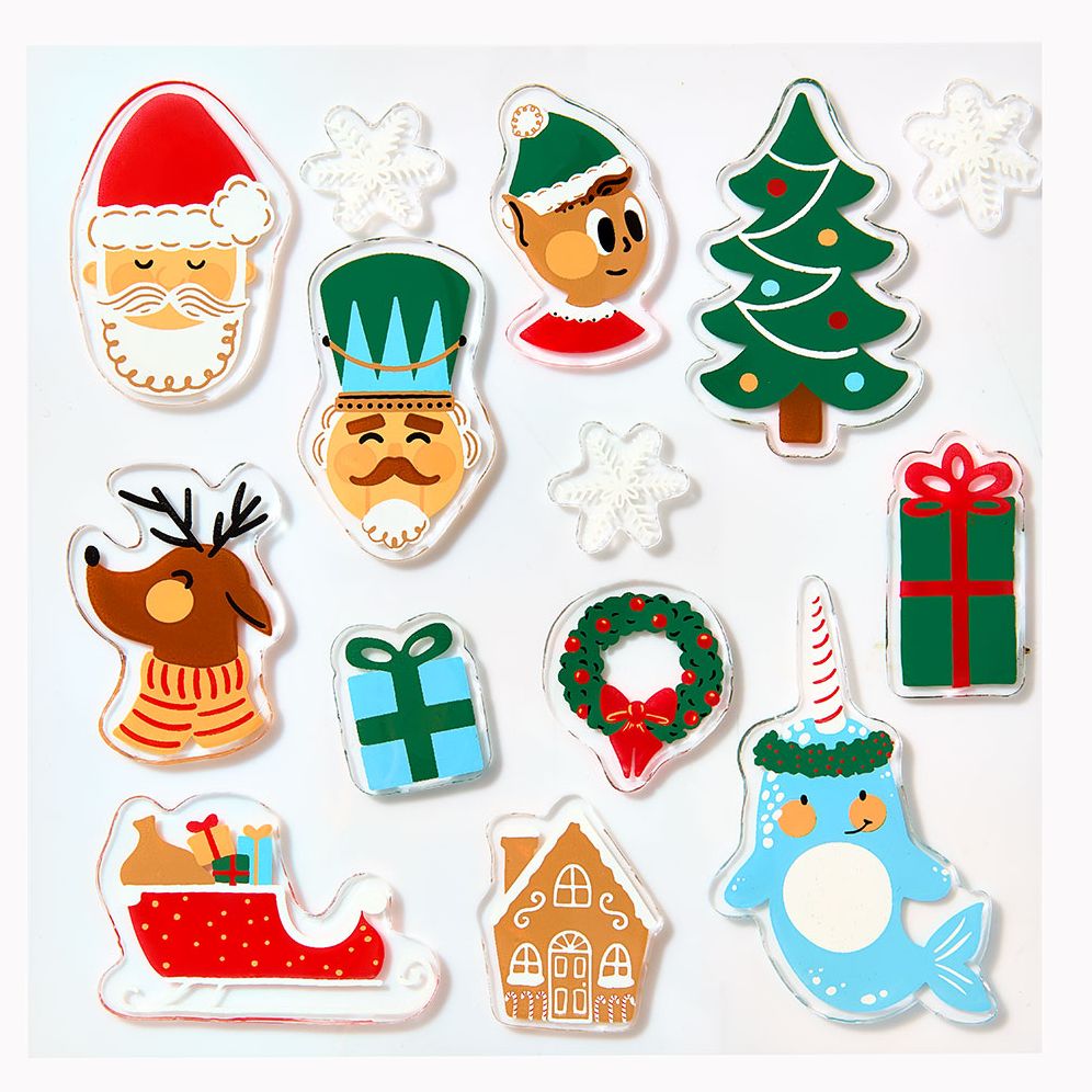Whimsical Holiday Gel Clings - Image 2