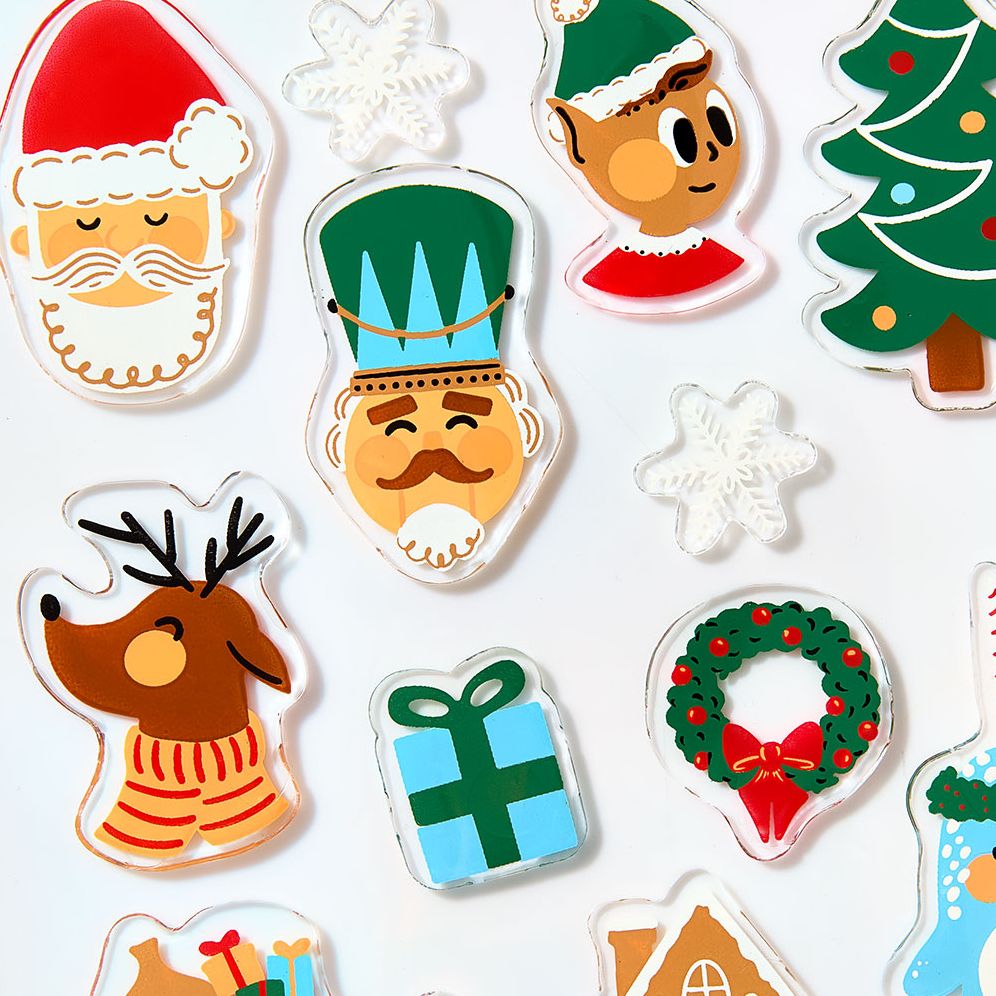 Whimsical Holiday Gel Clings - Image 3