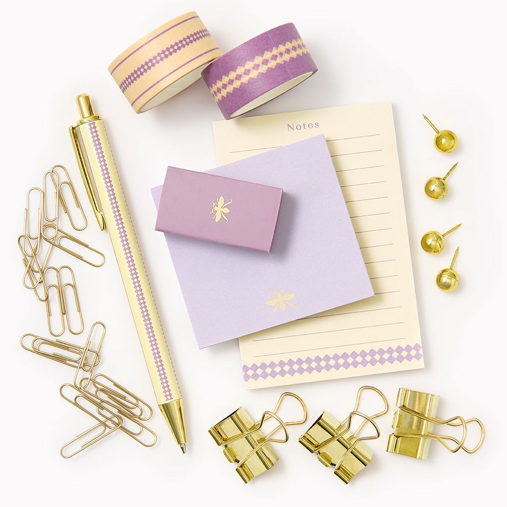 Wisteria Dots Paper Wasp Office Stationery Box Set - Image 2