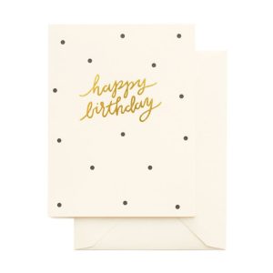 Polka Dot Birthday Card