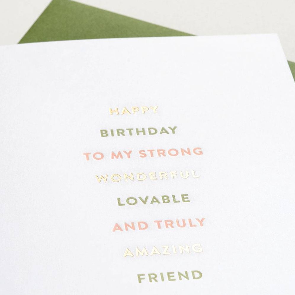 Amazing Friend Birthday Card - Image 2