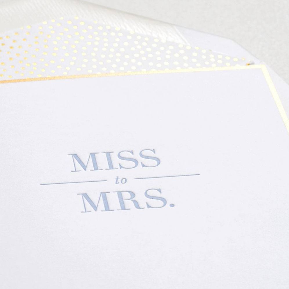 Miss to Mrs. Wedding Shower Card - Image 2