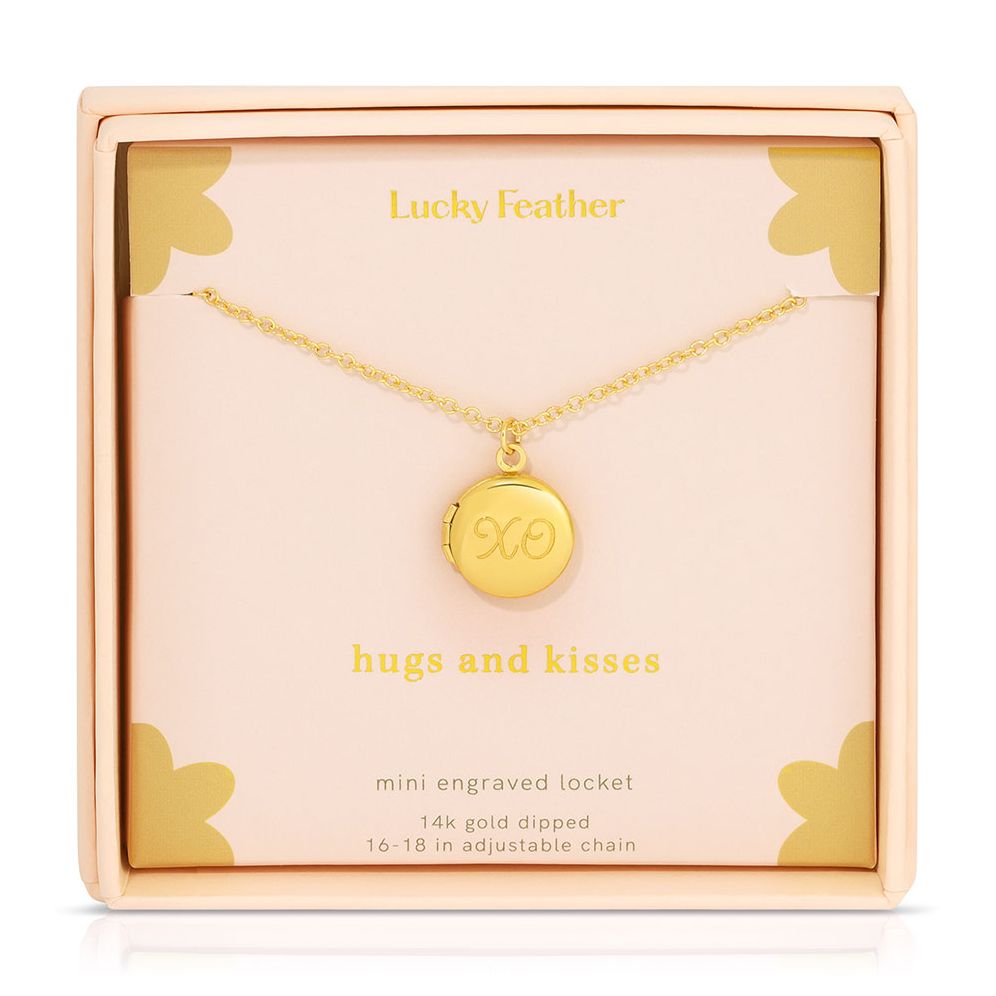 Mini XO Engraved Locket