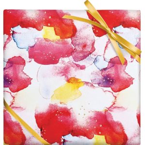 Abstract Watercolor Stone Wrapping Paper