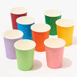 Bright Multicolor Paper Cups
