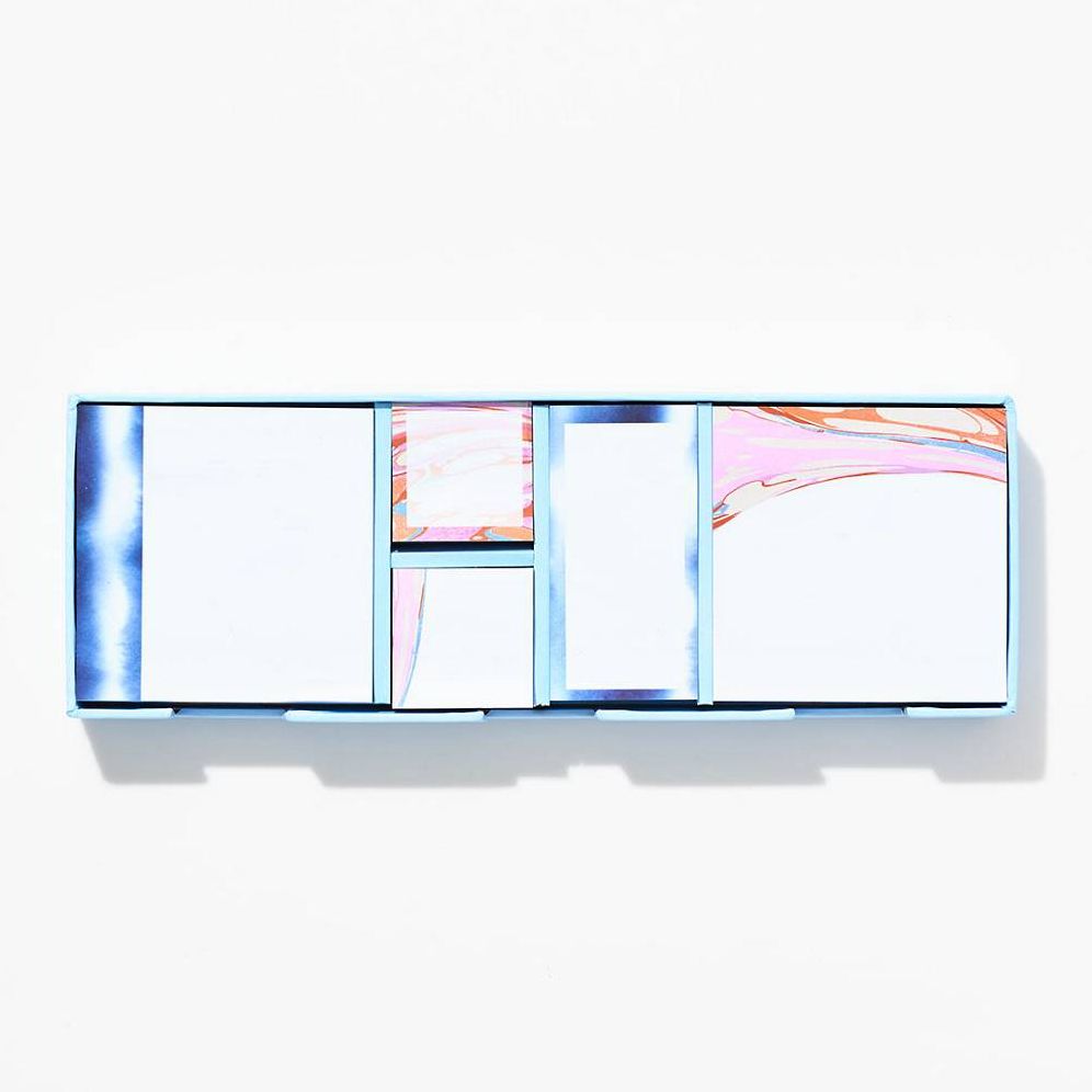 Blue Marble Boxed Sticky Note Set - Image 2