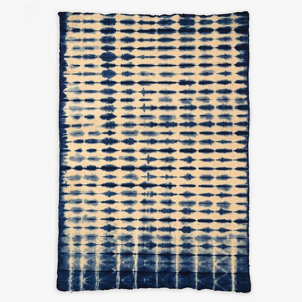 Shibori Blue Handmade Paper - Image 2