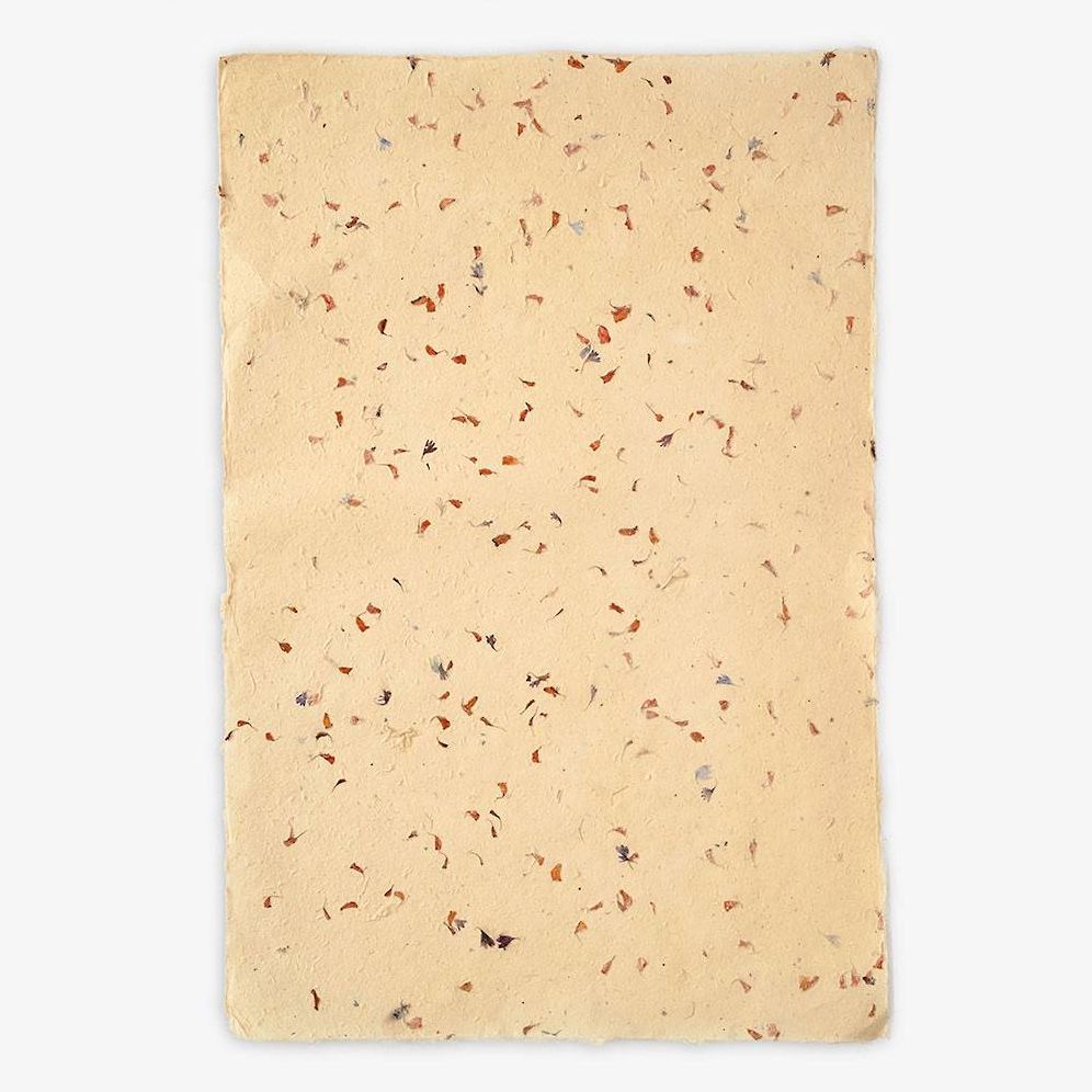 Pressed Flowers Handmade Paper - Image 2