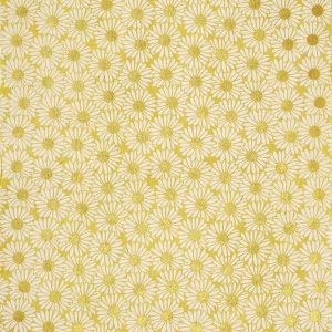 Lokta White & Gold Daisy Handmade Paper