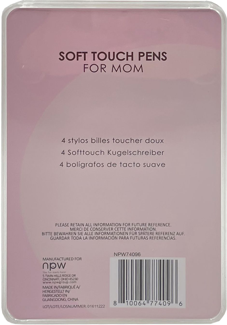 Mothers Day Soft Touch Pen Set - Image 3