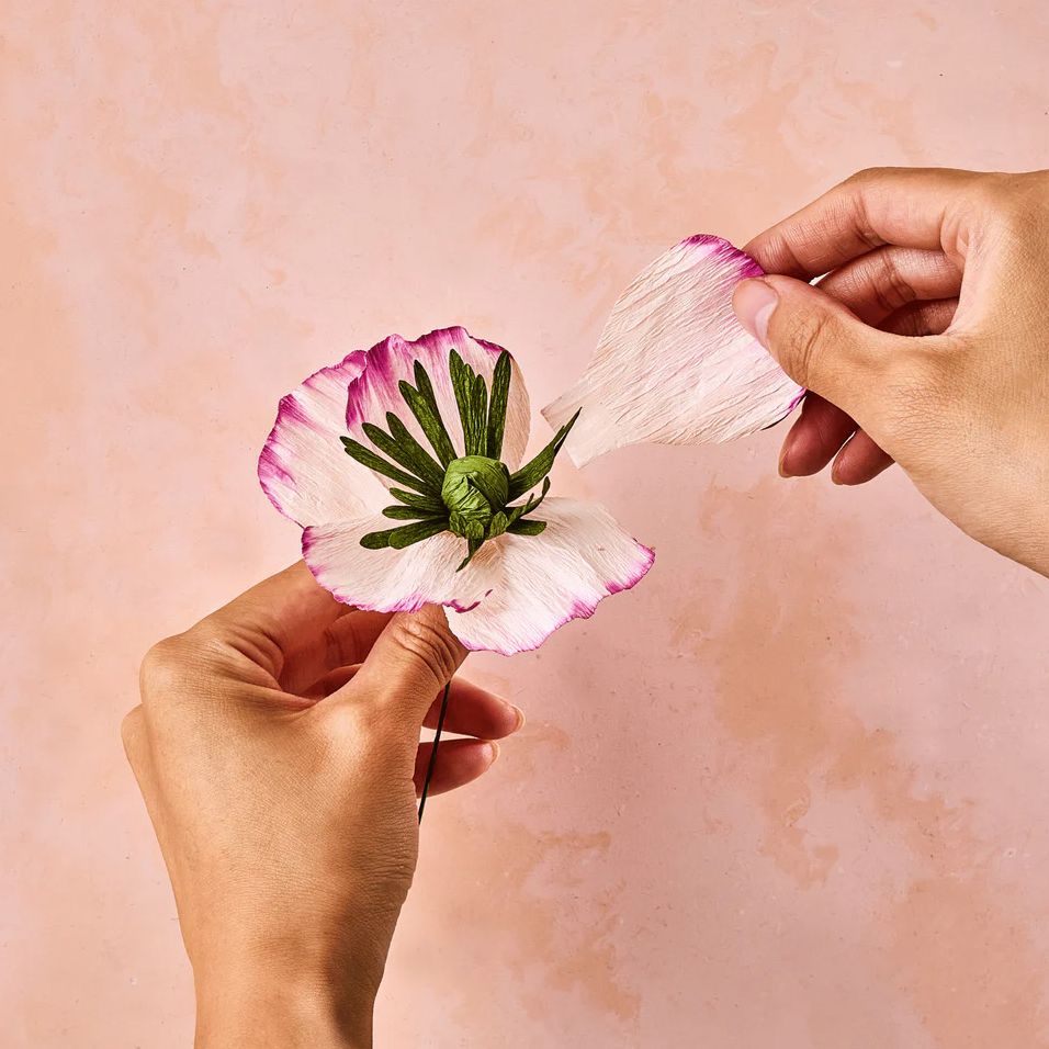 Paper Flower Bouquet Kit - Meditative Craft Kits - Image 3