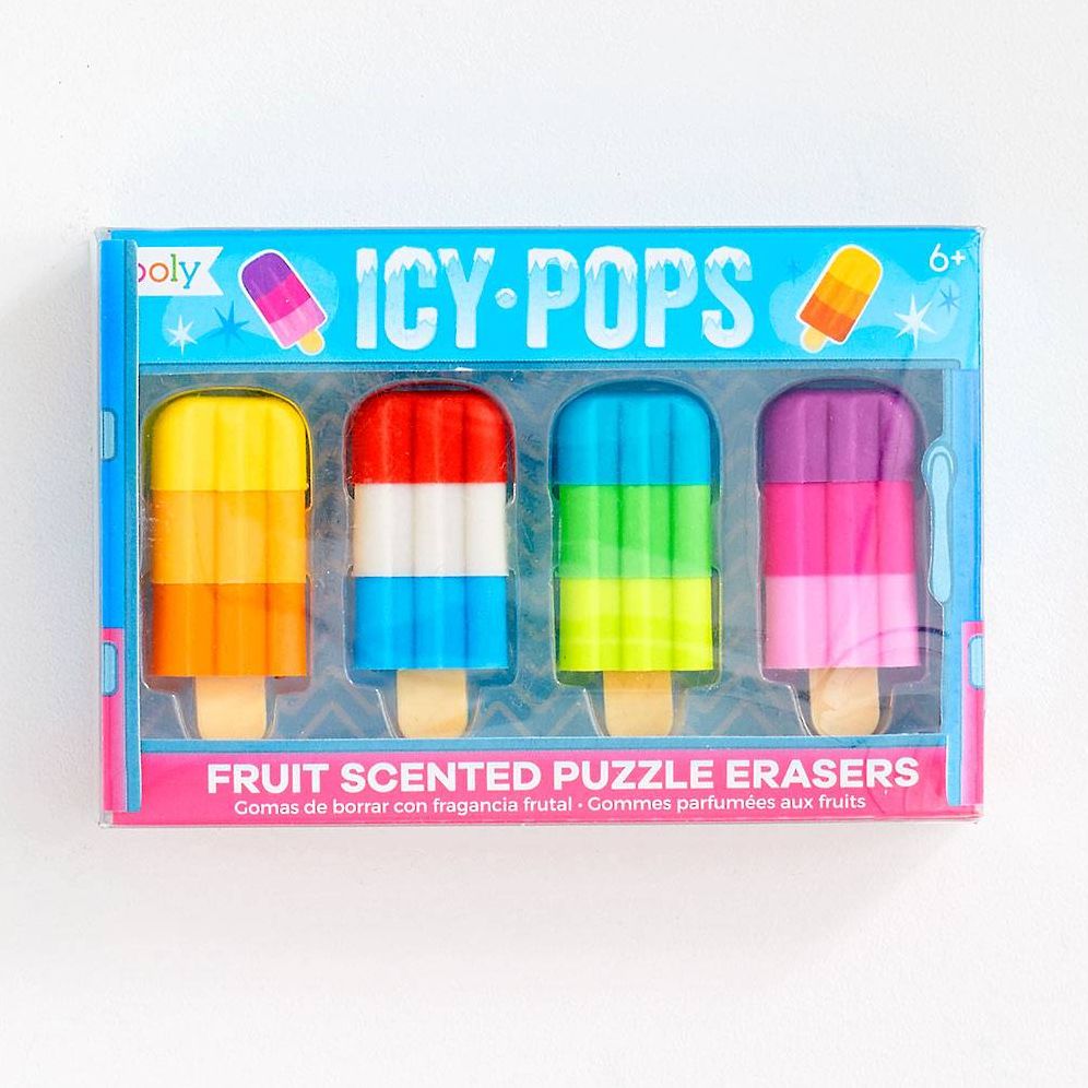 Icy Pops Scented Puzzle Erasers - Set of 4 - Image 4