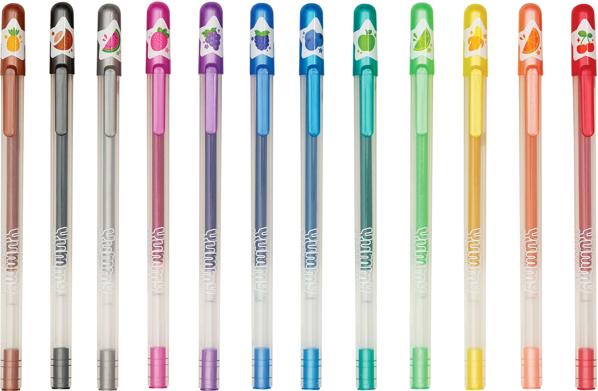 Yummy Yummy Scented Glitter Gel Pens 2.0 - Set of 12 - Image 2