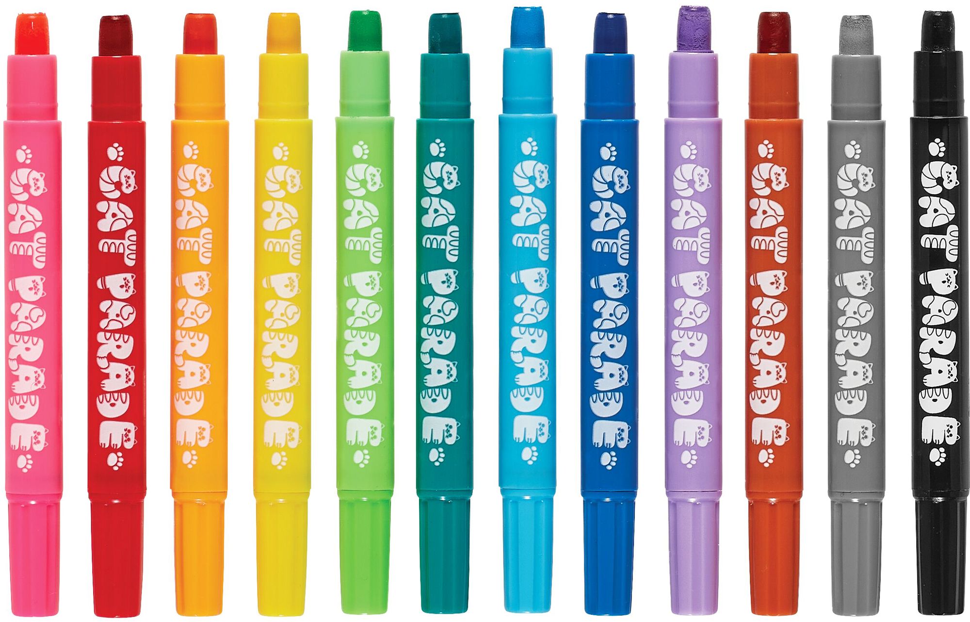 Cat Parade Gel Crayons - Set of 12 - Image 4