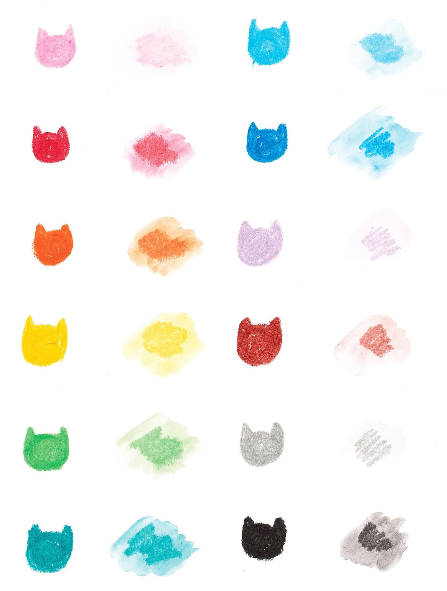 Cat Parade Gel Crayons - Set of 12 - Image 5