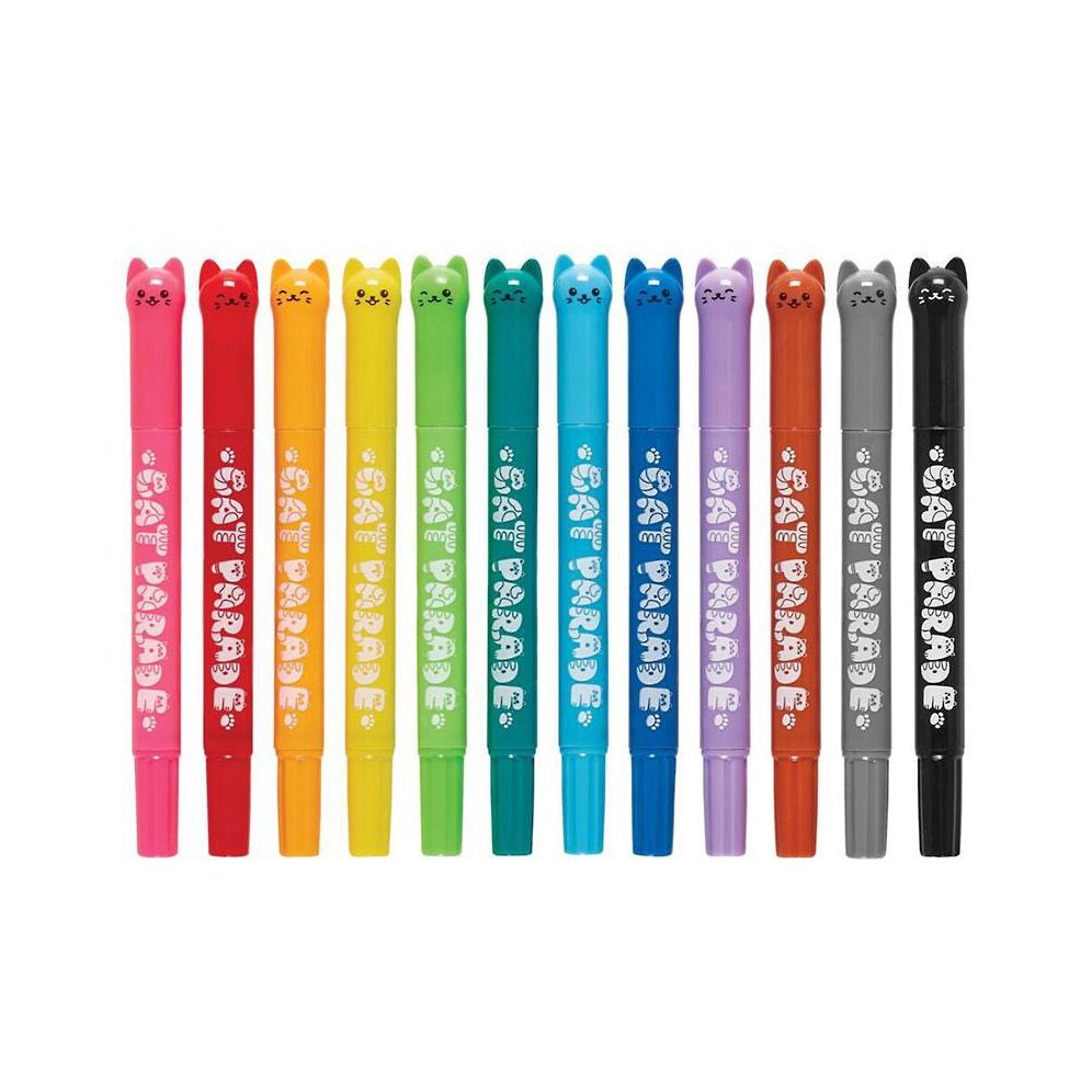 Cat Parade Gel Crayons - Set of 12 - Image 8