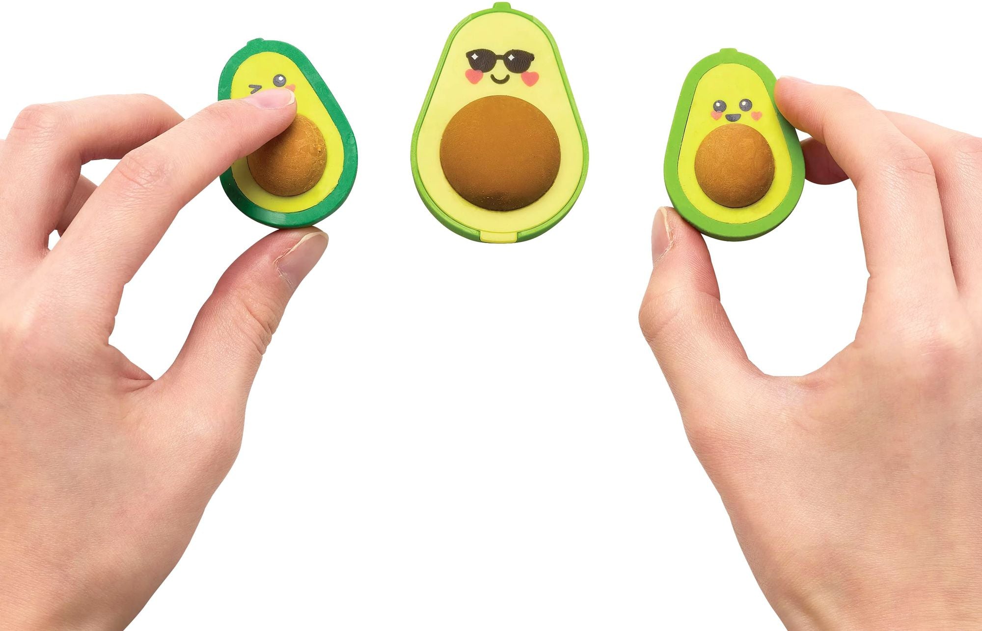 Avocado Love Eraser and Sharpener - set of 3 - Image 2