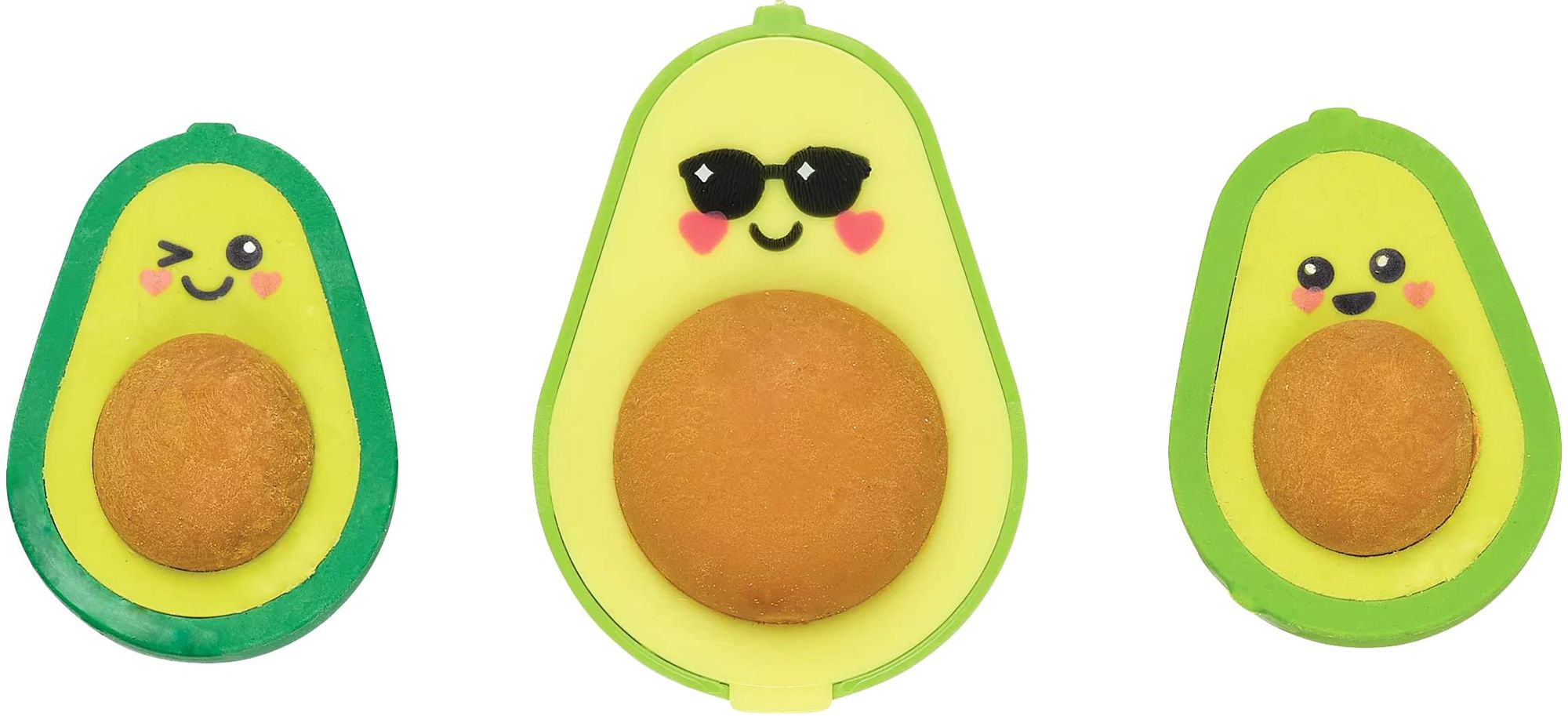 Avocado Love Eraser and Sharpener - set of 3 - Image 6