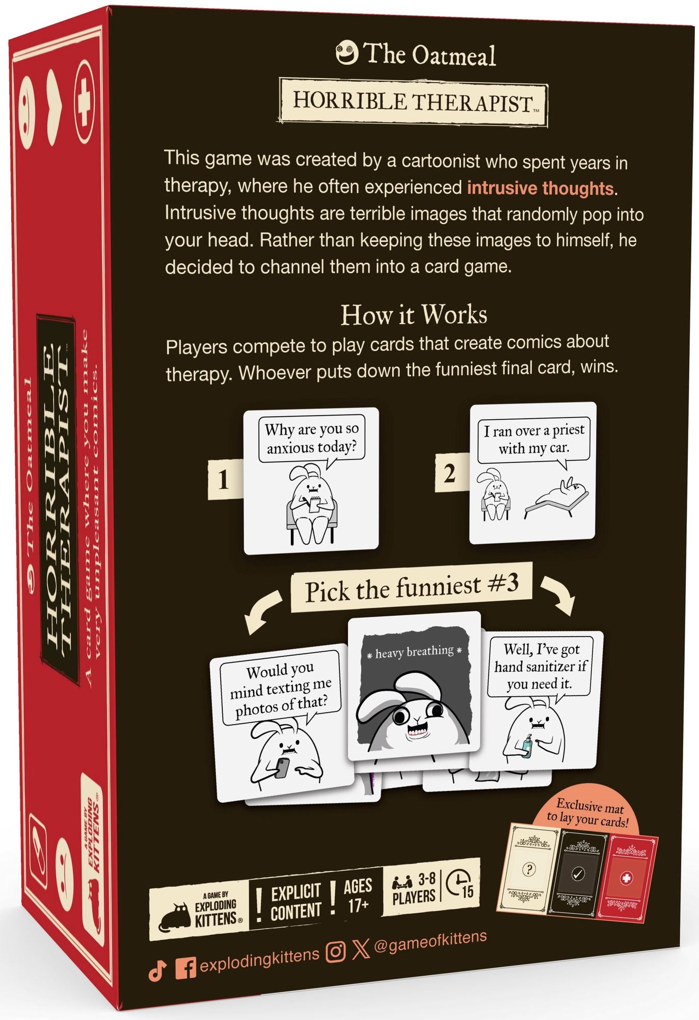 Horrible Therapist - The Oatmeal & Exploding Kittens (B&N Exclusive Edition) - Image 3