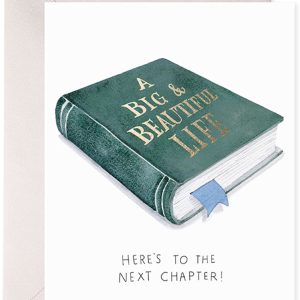 Next Chapter Congratulations Card