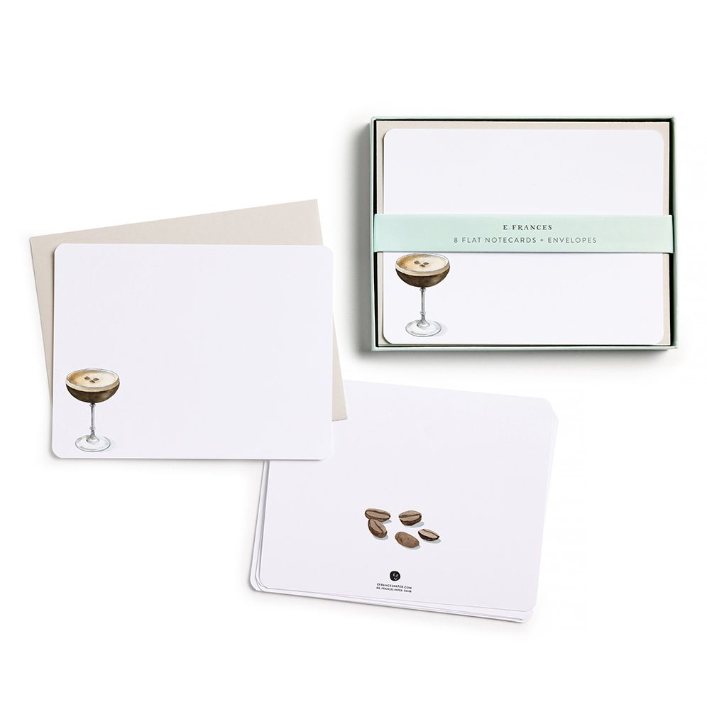 Espresso Martini Martini Flate Notecards - Image 3