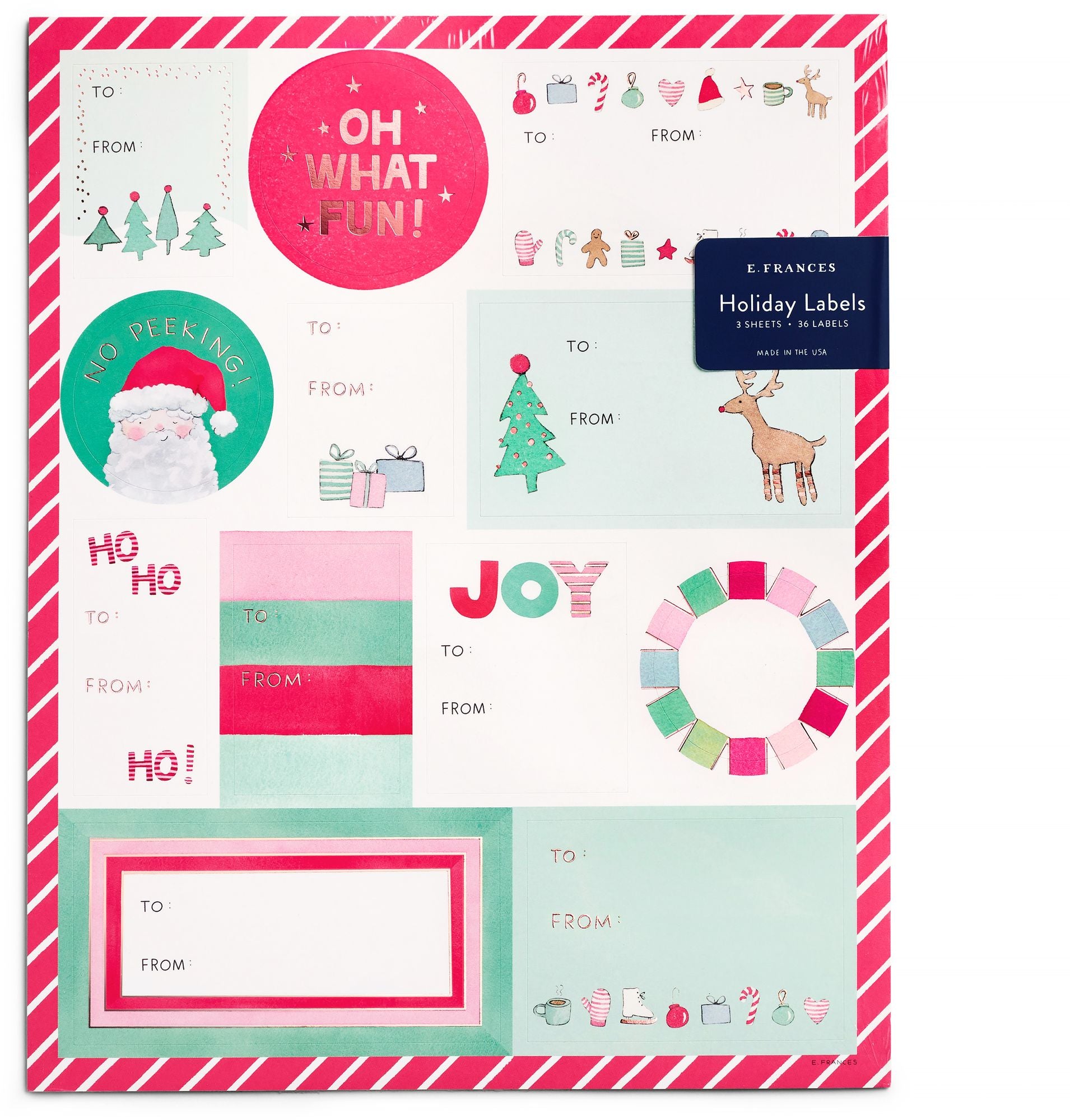 Merry Motif Gift Labels - Image 2