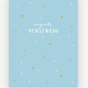 Congrats Newlyweds Wedding Card