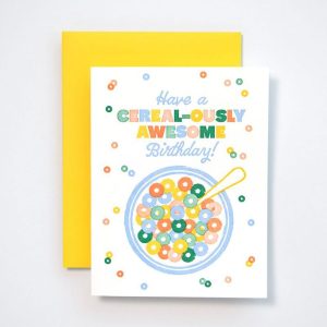 Cereal Birthday Card