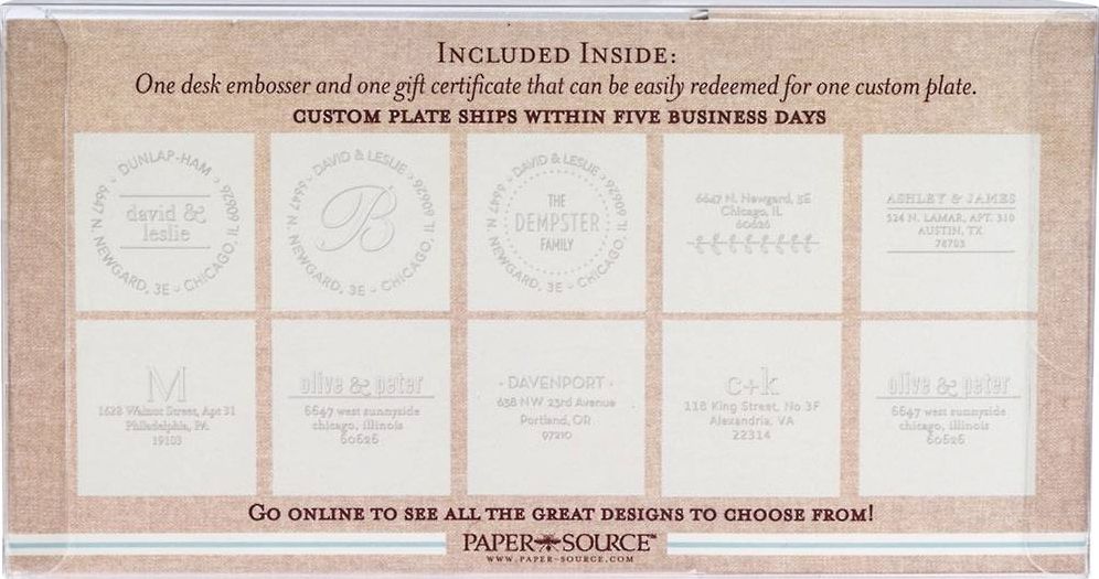 Custom Embosser Gift Set - Image 2