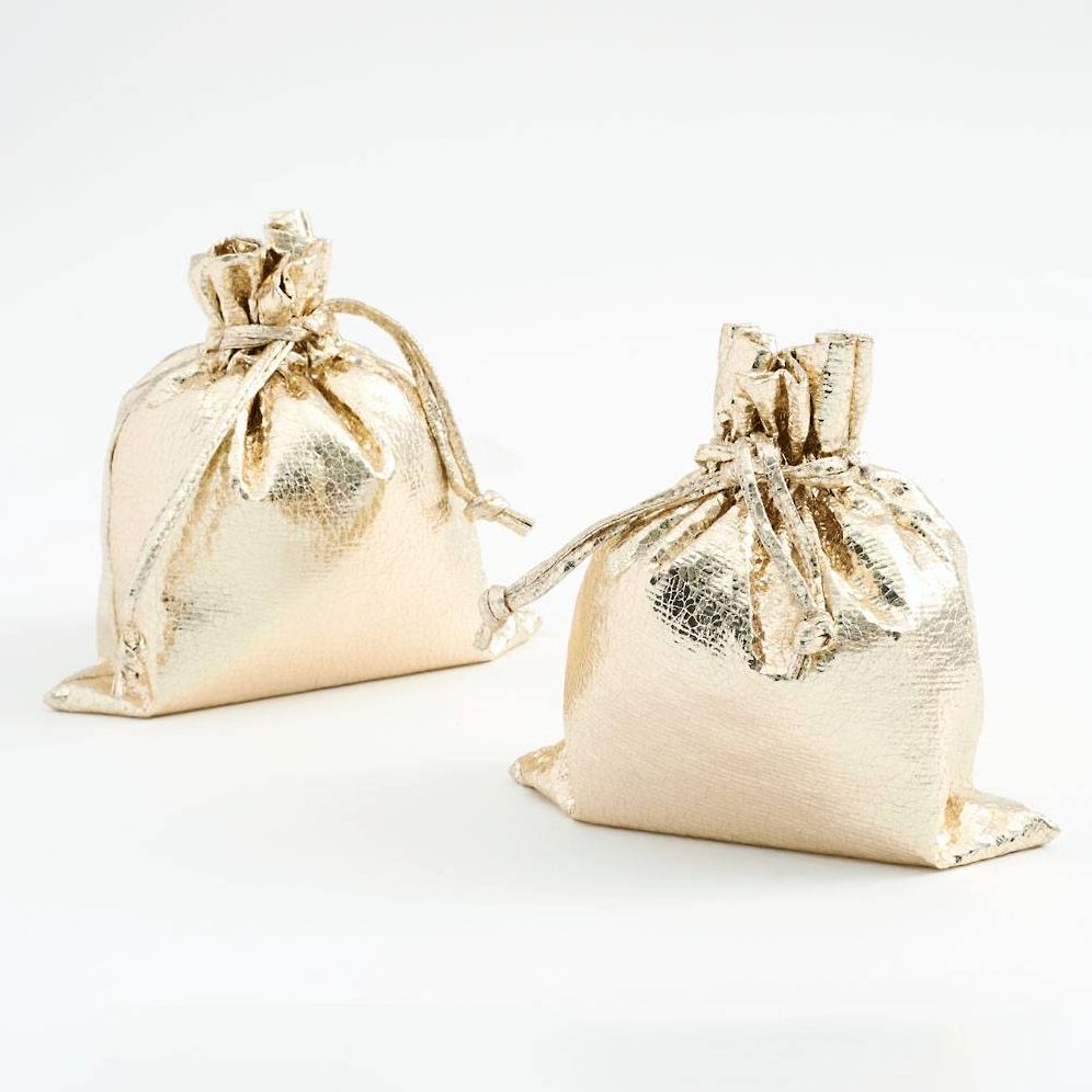 Gold Foil Drawstring Treat Bags - Image 3