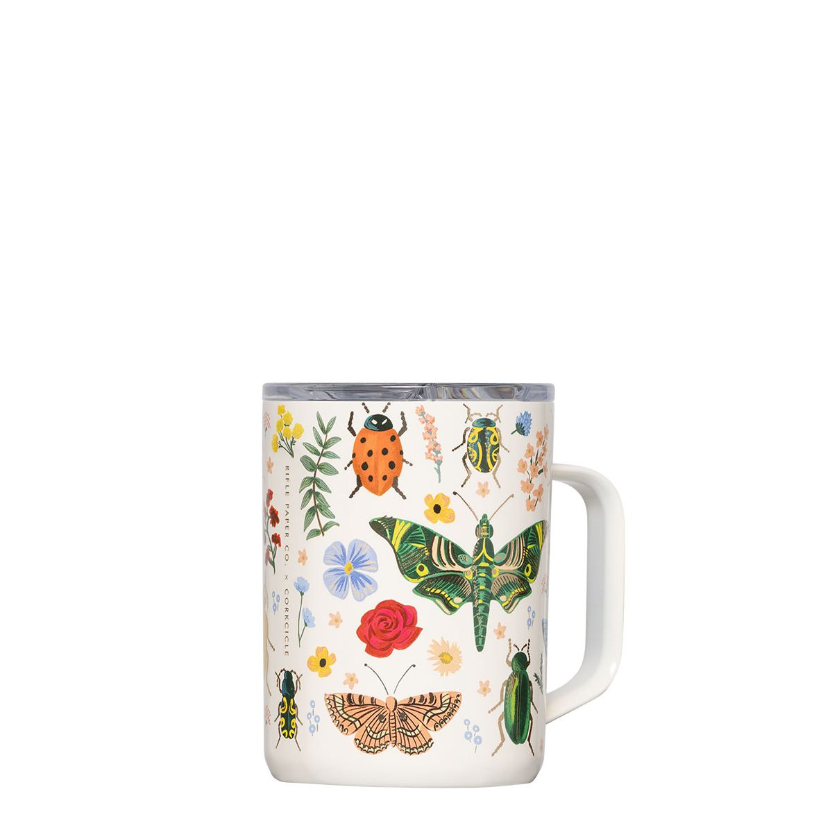 Mug Corkcicle x Rifle Paper Curio Cream 16 Oz - Image 2