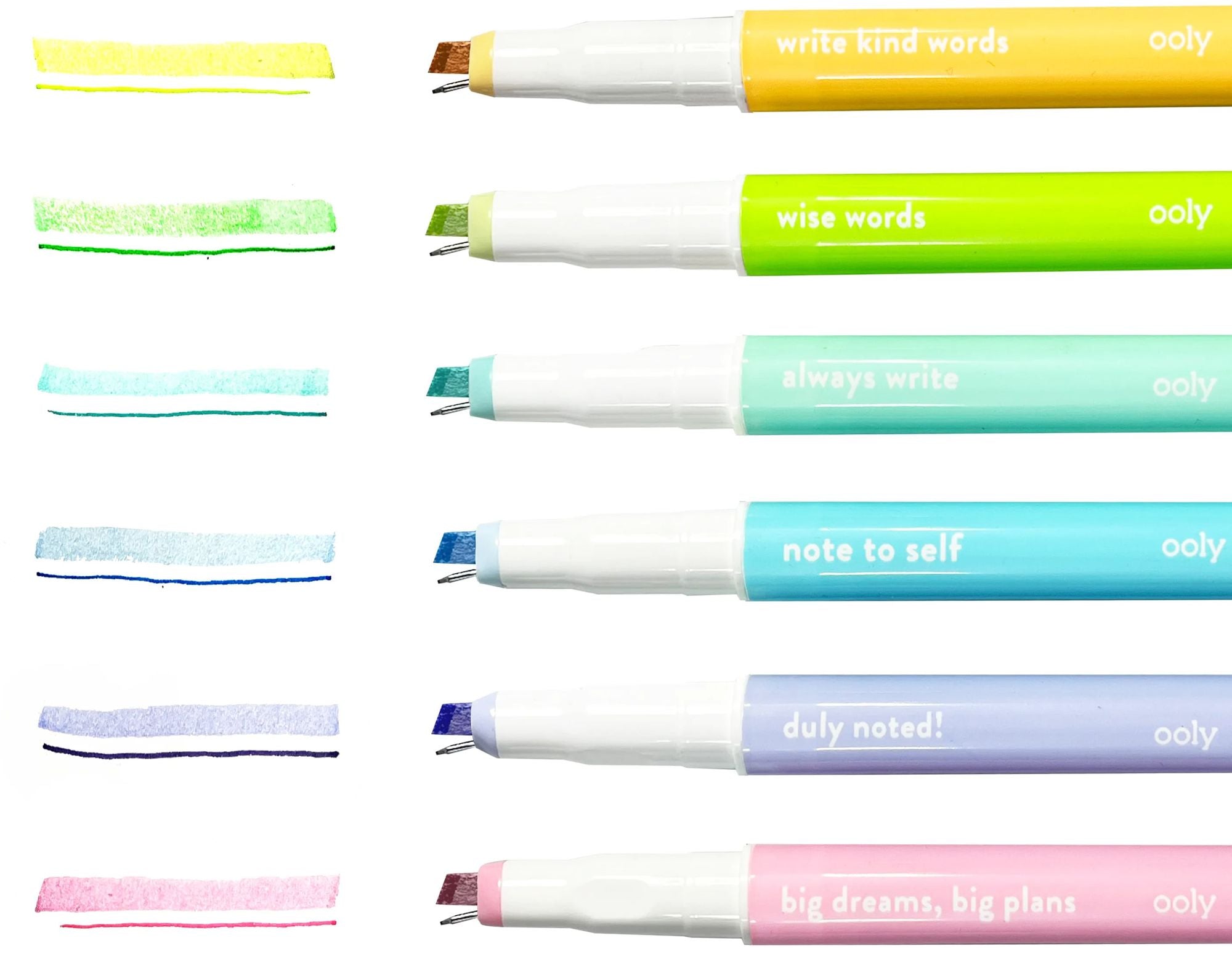 Noted! 2-in-1 Micro Fine Tip Pens & Highlighters - Set of 6 - Image 6