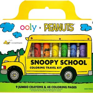 Peanuts Snoopy School Coloring Travel Kit