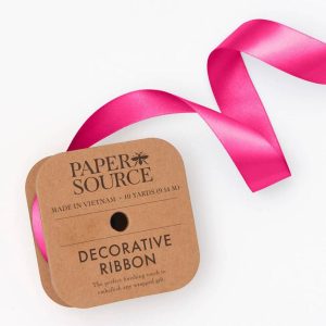 Satin Shocking Pink Ribbon 1 10YD