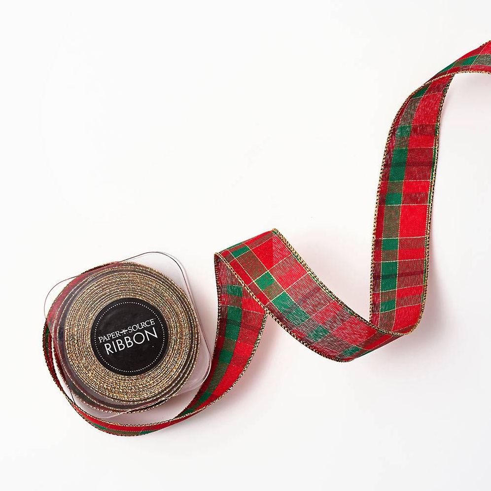 Holiday Plaid Wired Ribbon - Image 2