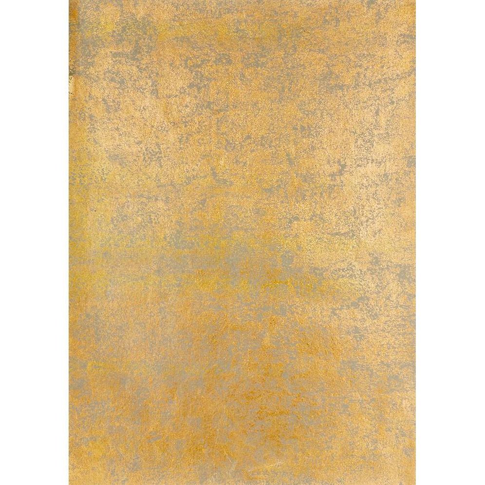 Crushed Gold on Gunmetal Gray Handmade Paper - Image 2