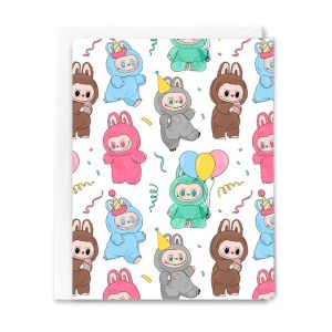 Doll Party Birthday Card