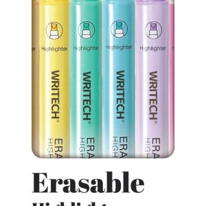 Neon Erasable Highlighters S/6