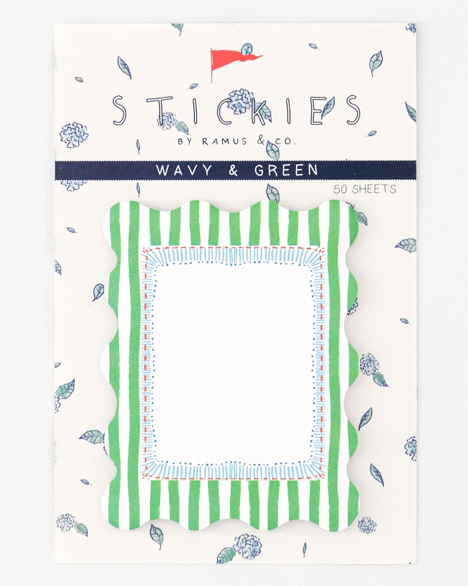 Wavy & Green Stickies by Ramus & Co.
