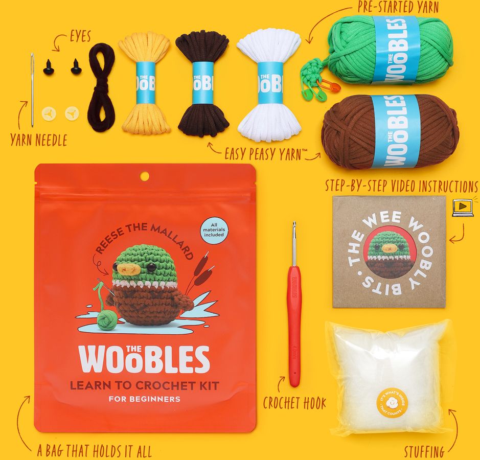 Reese the Mallard Learn to Crochet Kit - Image 2