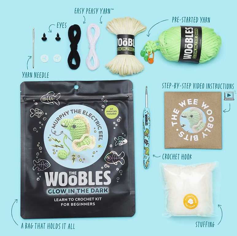 Murphy the Electric Eel Learn to Crochet Kit - Image 2