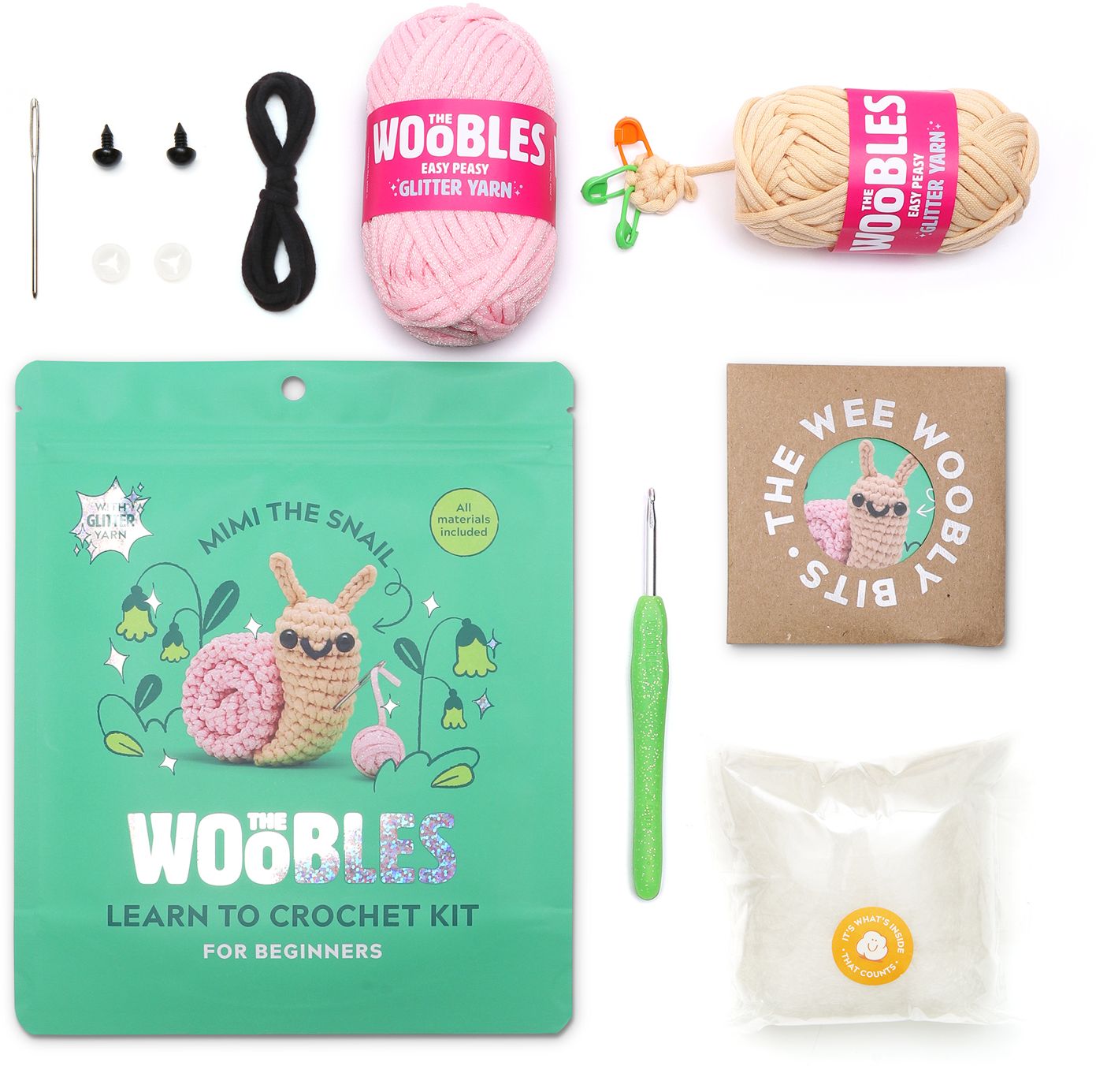 Mimi the Snail Learn to Crochet kit - Image 5