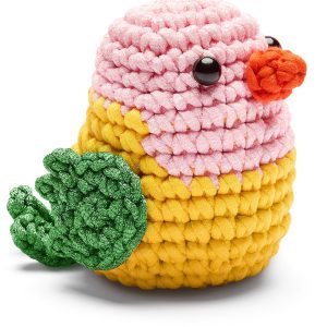 Cupid the Lovebird Learn to Crochet Kit