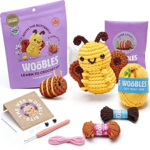 Edith the Butterfly and Cater-Little Learn To Crochet Kit