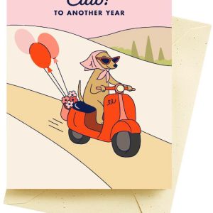 Ciao Scooter Birthday Card