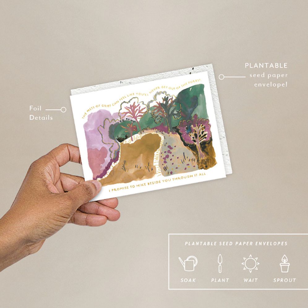 Beside You Sympathy Card - Image 3