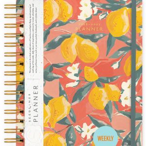 2026-2027 Seedlings Lemons 17 Month Hardcover Weekly/Monthly Planner