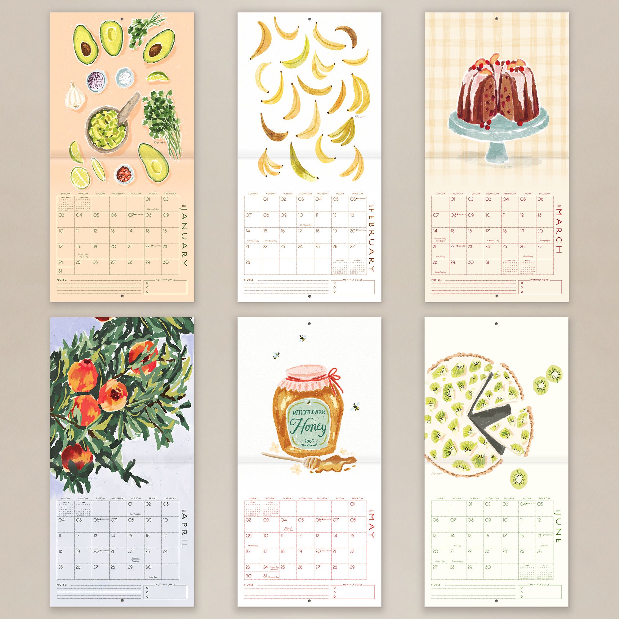 2027 Seedlings From the Market Wall Calendar - Image 3